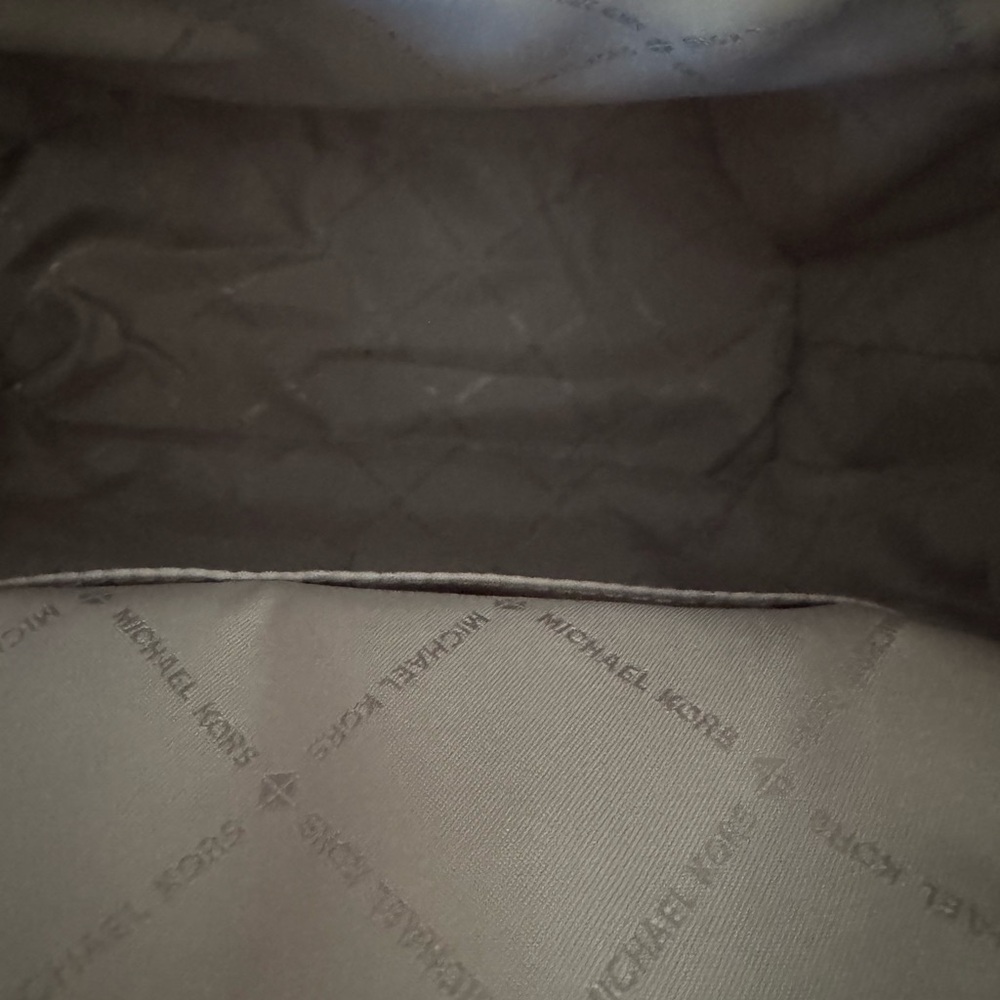 Michael Kors Navy and Gray Logo Backpack - Picture 6 of 6